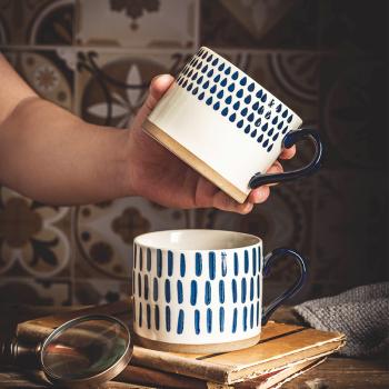 360Home Bemalter Becher im japanischen Stil handbemalt robust